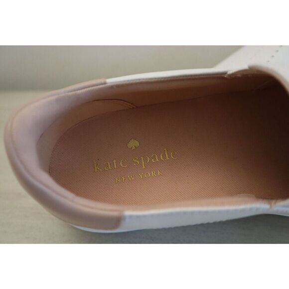 Kate Spade Women's Sz 8B White Azores Slip-On Perforated Leather Sneakers - Picture 12 of 14